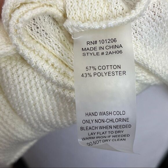 Soft Surroundings Pale Yellow Lightweight Asymmetric Hem Wrap Front Tunic XS - Picture 5 of 6